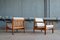 Poltrone modello 227 con poggiapiedi di Borge Mogensen per Fredericia, anni '60, Immagine 3