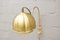 Brass Arch Wall Lamps by GEPO Lampen Amsterdam, 1960s, Set of 2 8