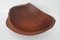 French Hand-Carved Free-Form Wood Dish, 1960s 4