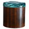 Vintage Circular Lid Box in Wood & Glass by Pietro Chiesa for Fontana Arte, Image 1