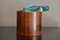 Vintage Circular Lid Box in Wood & Glass by Pietro Chiesa for Fontana Arte 2