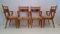 JI-350 Ash Chairs from Jitona, 1960s, Set of 4 2