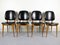 Pegase Dining Chairs by Pierre Guariche for Baumann, 1960s, Set of 4, Image 1