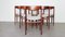 Rosewood Dining Chairs from Lübke, 1960s, Set of 6 7