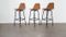 Vintage Bar Stools by Dirk van Sliedregt for Rohe Noordwolde, Set of 3 5