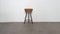 Vintage Rattan & Metal Stool by Rohé Noordwolde, Image 2