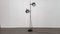 Mid-Century Dutch Chrome Globe Floor Lamp 4