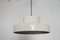 Mid-Century White Metal Pendant Light 7