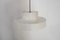 Mid-Century White Metal Pendant Light 6