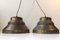 Maritime Brass Pendants by Sidse Werner for Holmegaard, 1970s, Set of 2 1