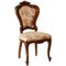 Italian Hand-Carved Walnut Chairs, 1930s, Set of 4 4