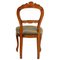 Italian Walnut Chairs, Set of 6, Image 3