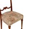 Italian Neoclassical Blond Walnut Dining Chairs, Set of 6 4