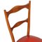Leder Stühle mit Federsitzen, 1940er, 2er Set 5