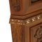 Vintage Carved Walnut Cupboard, 1940s 4