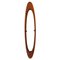 Italian Teak Bentwood Wall Mirror by Franco Campo & Carlo Graffi for Home, 1960s 1