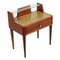 Walnut Nightstand with Crystal Tops, 1940s, Image 1