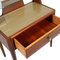 Walnut Nightstand with Crystal Tops, 1940s, Image 3