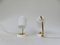 Brass Bedside Lamps, 1950s, Set of 2 4