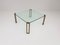 Vintage Brass & Glass Low Table by Peter Ghyczy, 1970s 6