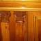 Credenza neoclassica in legno di noce con mensole, anni '50, Immagine 5