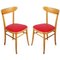 Italian Modernist Side Chairs, 1950s, Set of 2 1