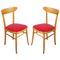 Italienische Modernistische Stühle, 1950er, 2er Set 1