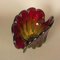 Vintage Red and Green Murano Glass Bowl, Image 14