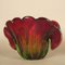 Vintage Red and Green Murano Glass Bowl, Image 6