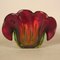 Vintage Red and Green Murano Glass Bowl, Image 3