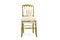 Sedia Emporium placcata in oro con seduta in pelliccia di BDV Paris Design furniture, Immagine 1