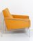 Armlehnstuhl mit Metallgestell & Stoffbezug von Arne Jacobsen für Fritz Hansen 3