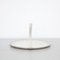 Piatto in metallo smaltato bianco di Mathieu Matégot per Artimeta, anni '50, Immagine 2