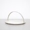 Emaillierter weißer Metall Teller von Mathieu Matégot für Artimeta, 1950er 3