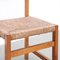 Spanische Rattan Stühle im formalistischen Stil, 1950er, 5er Set 5