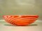 Mid-Century Glass Bowl with Red Swirls by Carlo Scarpa for Venini 2