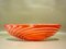 Mid-Century Glass Bowl with Red Swirls by Carlo Scarpa for Venini, Image 2