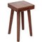 Mid-Century Wooden Stool, Image 2