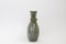 Vintage Danish Ceramic Vase with Leaf Applications by Arne Bang 3