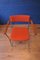 Mid-Century Chrome Armchair with Orange Upholstery from Antocks Lairn 8