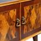 Mid-Century Art Deco Walnut & Burl Inlaid Nightstands from Consorzio Esposizione Mobili Cantù, Set of 2 6