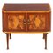 Mid-Century Art Deco Walnut & Burl Inlaid Nightstands from Consorzio Esposizione Mobili Cantù, Set of 2 3