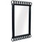 Art Deco Black-Laquered Mirror, 1930s 1