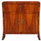 Italienischer Art Deco Barschrank aus Nussholz, 1930er 2