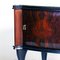 Mid-Century Modern Italian Walnut Burl Nightstands, Set of 2 4