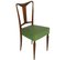 Italienischer Mid-Century Esstisch & 6 Stühle aus Nussholz, 7 . Set 6