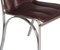 Italian Chromed Steel & Soft Leather Chairs, 1970s, Set of 4 5