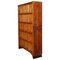 Art Deco Italian Showcase Cabinet in Walnut & Burl Walnut, Image 4