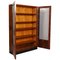 Art Deco Italian Showcase Cabinet in Walnut & Burl Walnut 2