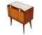 Mid-Century Rosewood & Elm Burl Nightstand by Paolo Buffa, 1940s 4